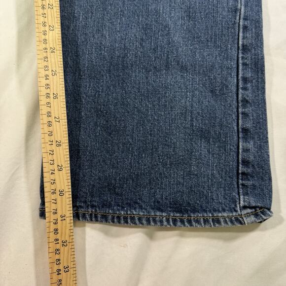 Hilfiger Brand Denim Men's 38x32 Blue Denim Relaxed Freedom Jeans - Picture 2 of 8